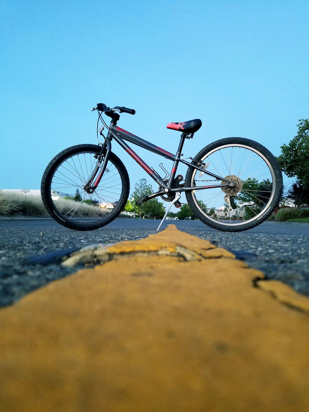 Outgrown by our son. Specialized Riprock 24, gears shift smoothly, brakes recently bled. Some marks on the frame, otherwise mechanically perfect.